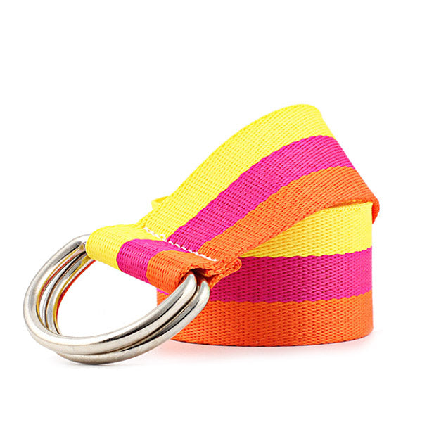 Colorful Striped Belt