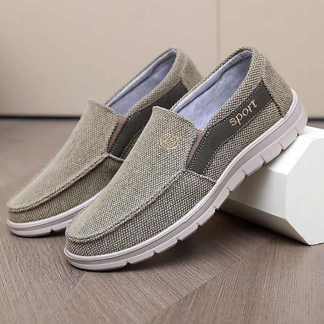 Boots Fleece Slip-Ons Winter Loafers PU lined Men's