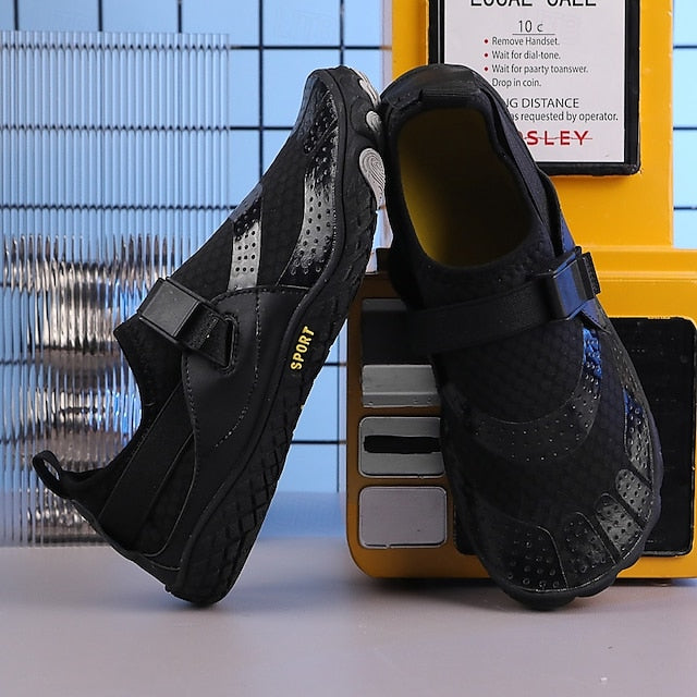 Men's Trendy – Woven Nylon Knit Sneakers Multicolor