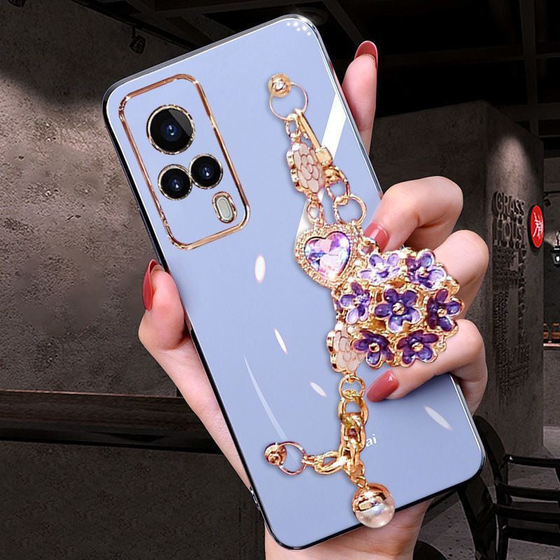 Princess chain iphone case - floral - flowers - hearts - iphone - kawaii