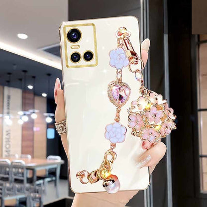 Princess chain iphone case - floral - flowers - hearts - iphone - kawaii