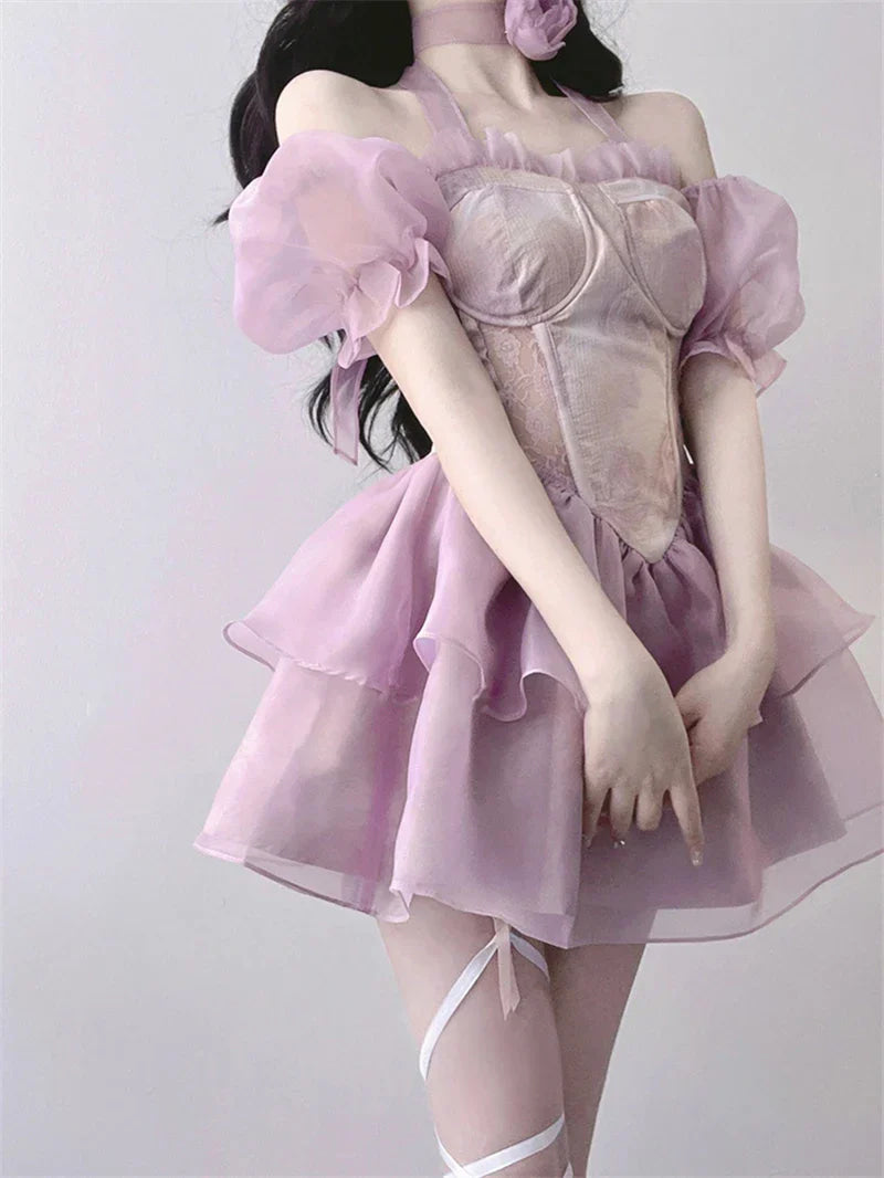 Purple ethereal fairy dress - dress - ethereal - fairycore - kawaii - lolita