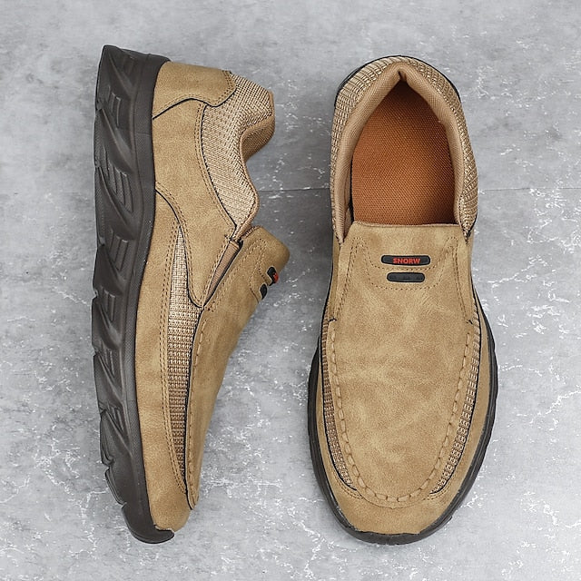 Lightweight – Men's Slip-On Loafers Suede