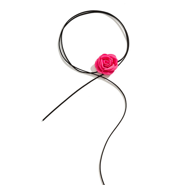 Classy Rose Choker Necklace