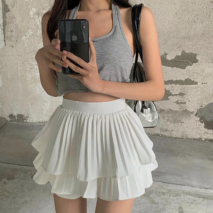 Kawaii Ruffle Mini Skirt