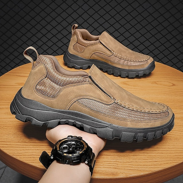 Maroon Design Men's with Perforated Stylish Sandals Slip-On