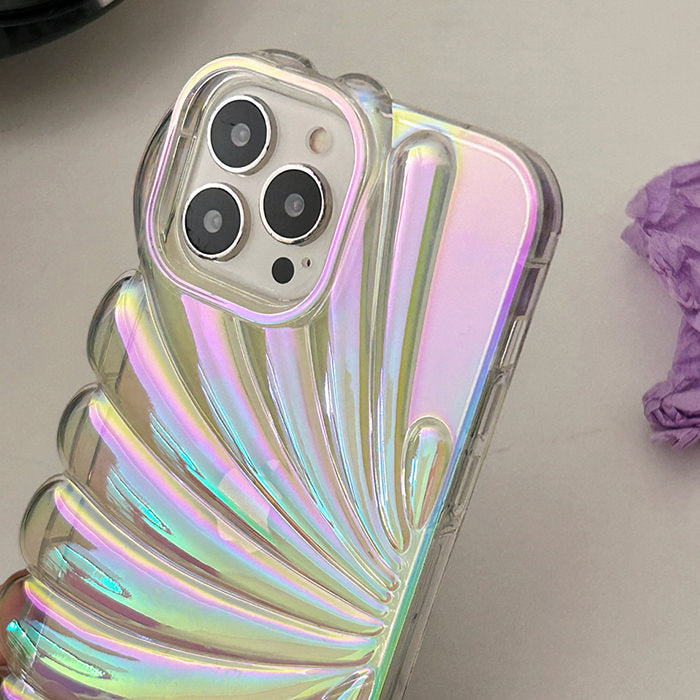 Seashell Holographic iPhone Case