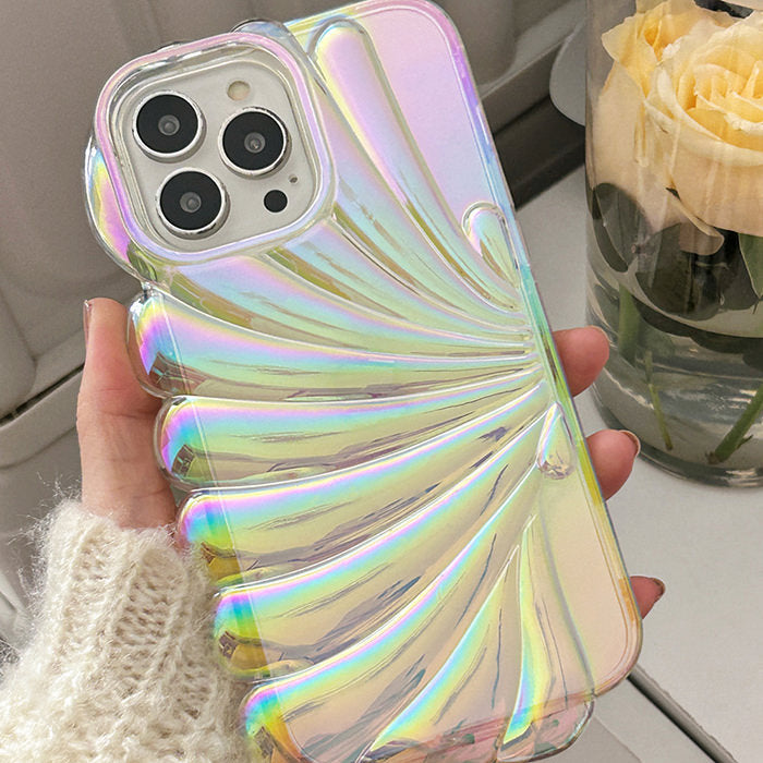 Seashell Holographic iPhone Case