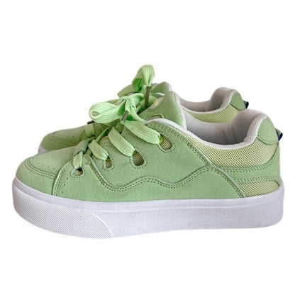 Light Green Skater Sneakers