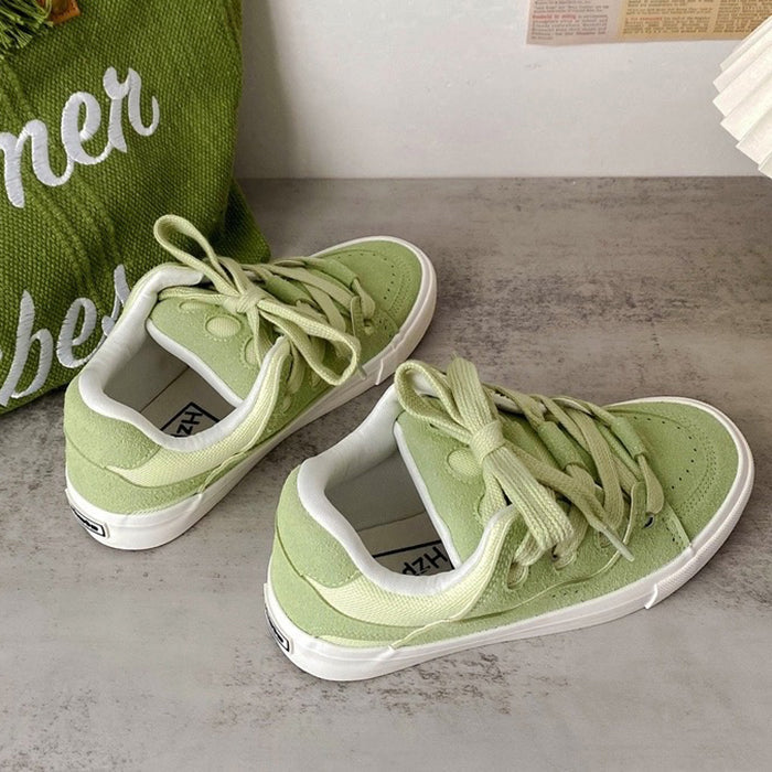 Light Green Skater Sneakers