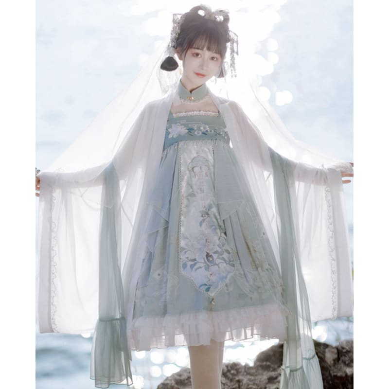 Sky Chic Lolita Dress - S - Modern Hanfu