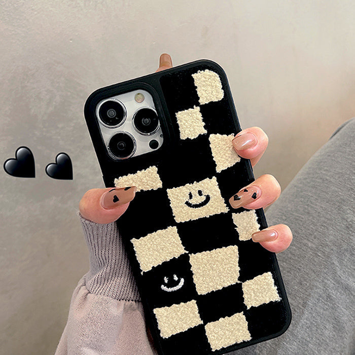 Smile Checker Fuzzy iPhone Case