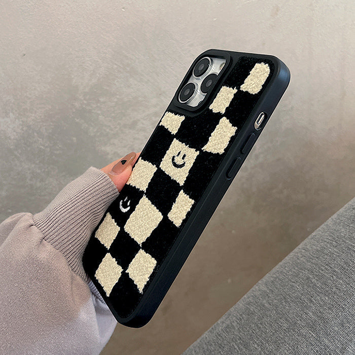 Smile Checker Fuzzy iPhone Case