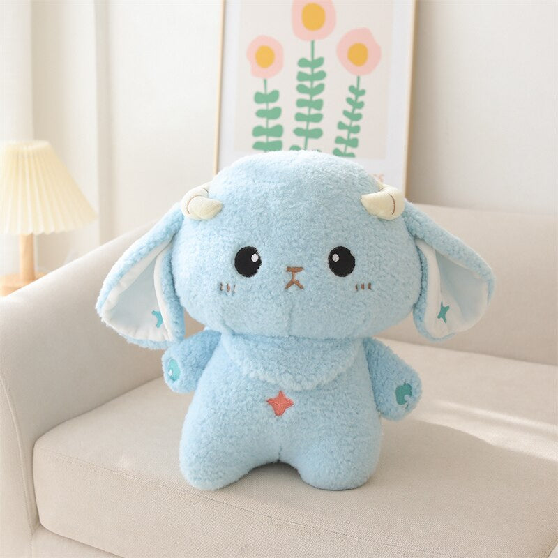 Kawaii soft cosmic galaxy sheep plushie stuffed animal