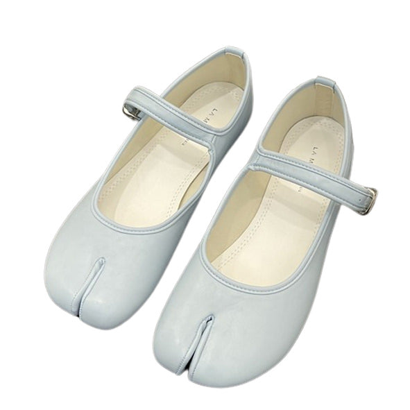 Sweet Split-Toe Tabi Ballet Flats