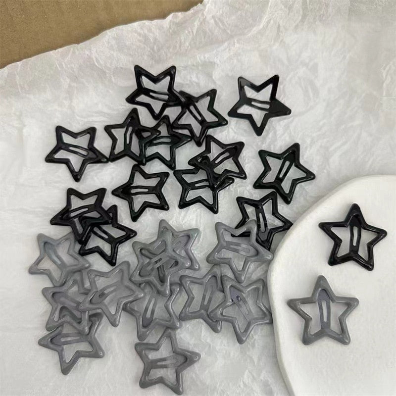 Starry star hair barrettes - barrette - clip - fairy-kei - hair - accessory