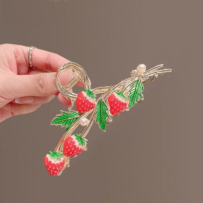 Sweet Strawberry Claw Clip