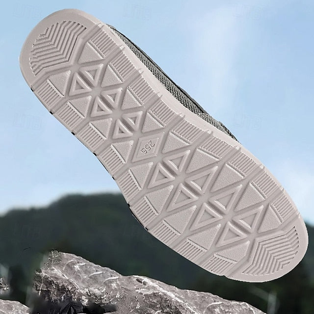 Boots Fleece Slip-Ons Winter Loafers PU lined Men's