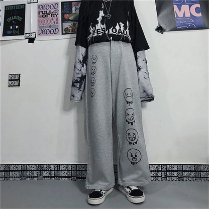 Teddy bear line up sweatpants - alternative - fashion - bear - butterfly - hearts