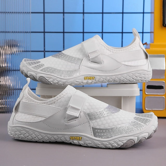 Men's Trendy – Woven Nylon Knit Sneakers Multicolor