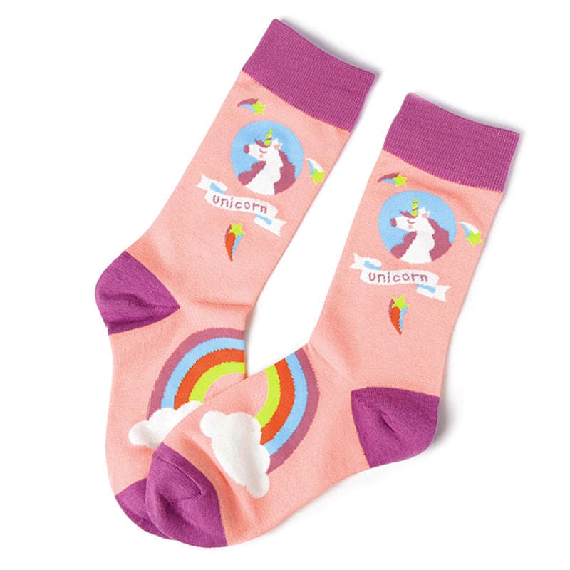 Unicorn Pink Socks - Standart / Pink - Socks