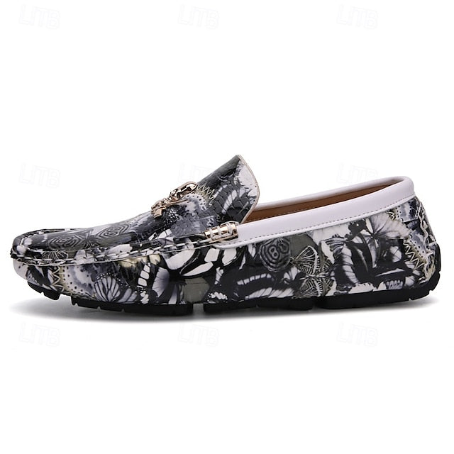 Boots Fleece Slip-Ons Winter Loafers PU lined Men's