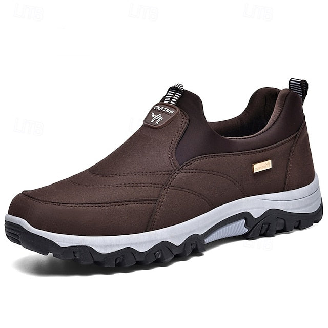 PU Slip-Ons Leather Breathable Loafers Men's