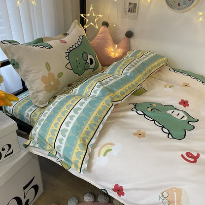 Vibrant spring bedding sets - bed - bedding - set - dino - dinosaur