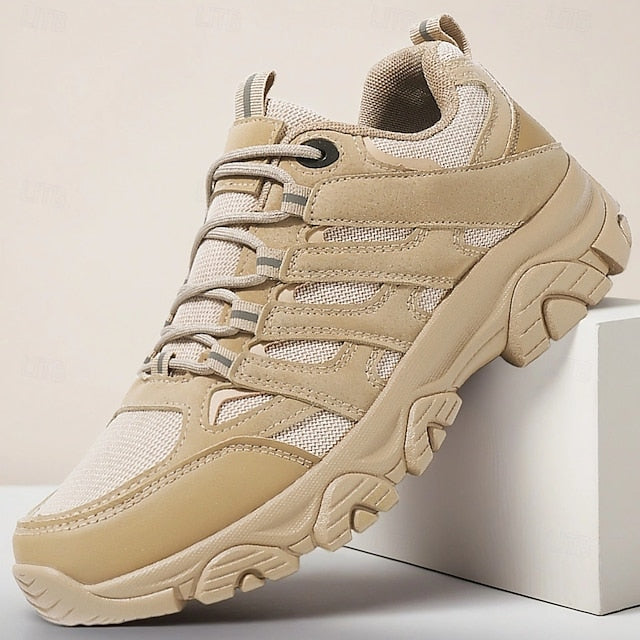 Beige Hiking - Men's Lightweight Outdoor Sneakers