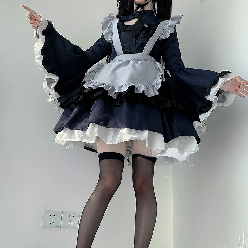 Cute Kitagawa Marin Dress-up Darling Maid Lolita Dress Cosplay ON657 MK Kawaii Store