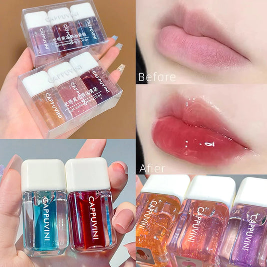 Cute Mini Square Transparent Lip Gloss MK Kawaii Store