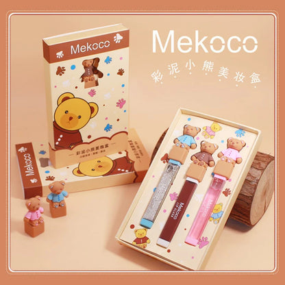 Cute Bear Transparent Lip Oil Set MK18696 MK Kawaii Store