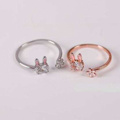 Matching Bunny Rabbit Ring W486 MK Kawaii Store