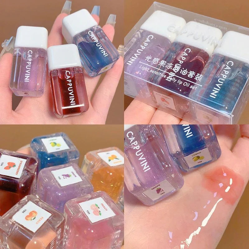 Cute Mini Square Transparent Lip Gloss