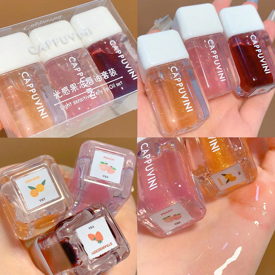 Cute Mini Square Transparent Lip Gloss MK Kawaii Store