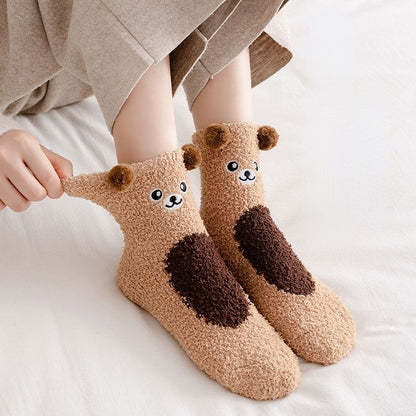 Forest Friend Animal Winter Socks MK18752 Susan