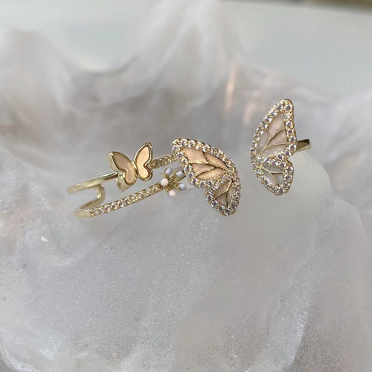 Diamond Butterfly Ring  MK19041 MK Kawaii Store