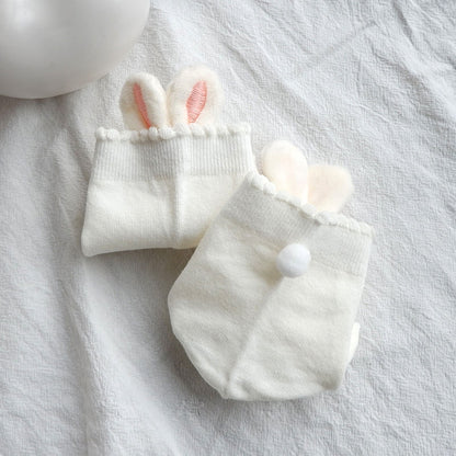 Bunny Rabbit Socks with Tail Susan