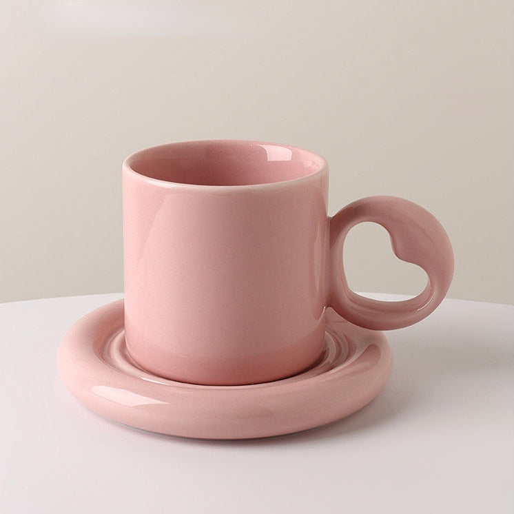 Heart-shaped Cup and Plate - Heartzcore