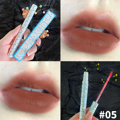 Cute Bear Matte Lip Gloss MK18984 MK Kawaii Store