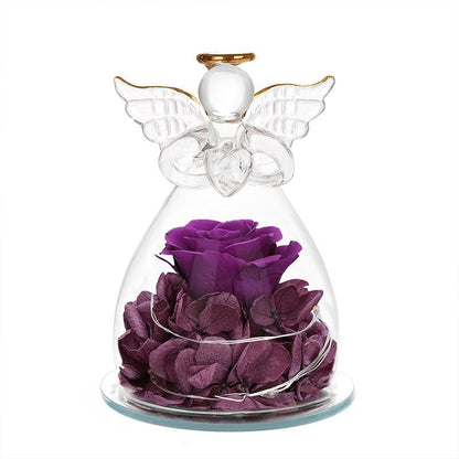 Angel Everlasting Flower Led Gift MK Kawaii Store