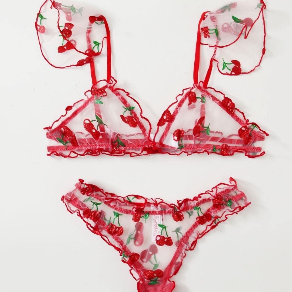 floral cute lingerie MK Kawaii Store