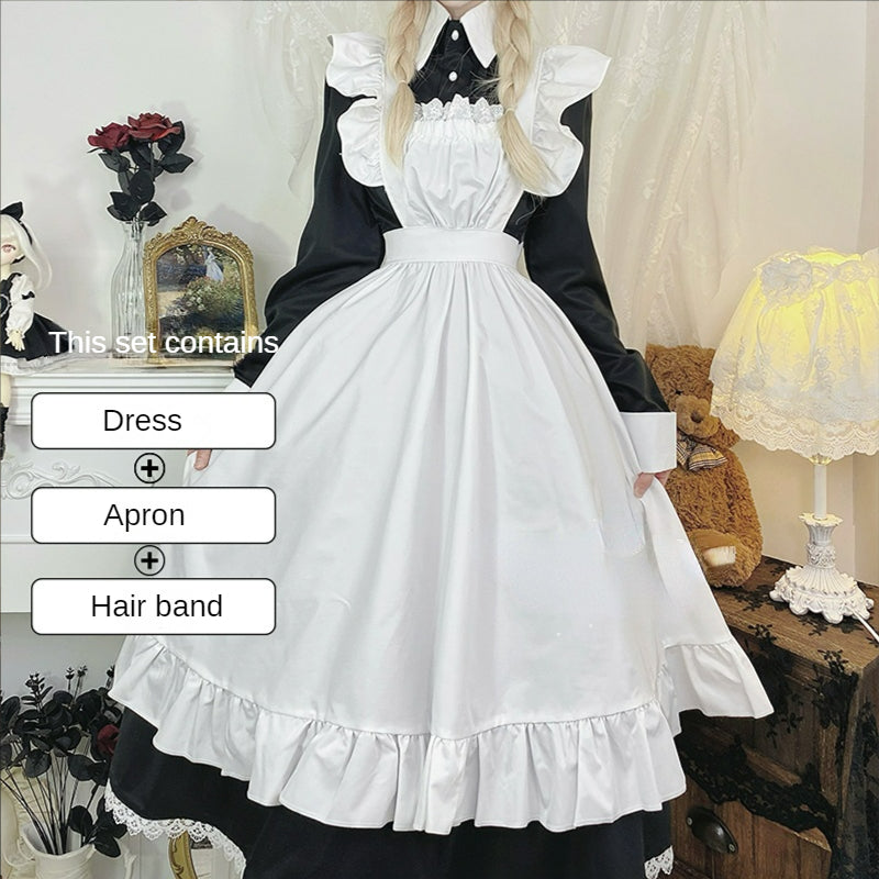 Sweet Classical Neko Maid Long Dress ON654 MK Kawaii Store