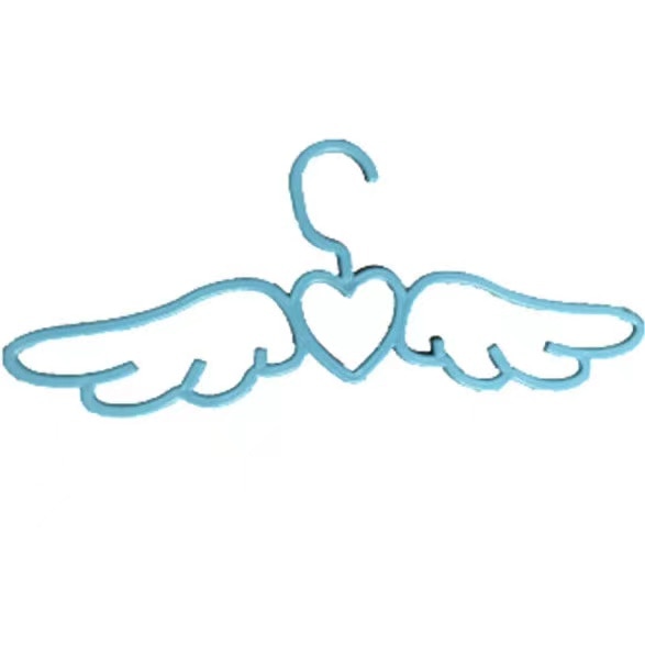 5pcs Heart Angel Wings Hangers - Heartzcore Heartzcore