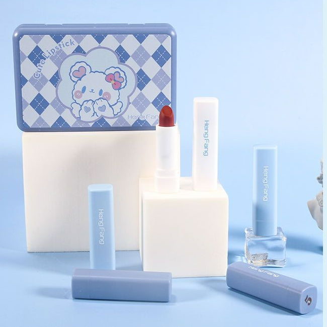 Box of 6 Mini Cute Bunny lipstick MK Kawaii Store