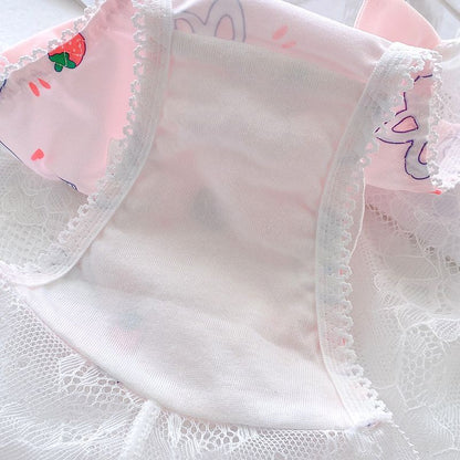 Cute Bunny Lace Panties MK Kawaii Store