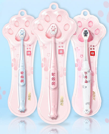 Cat Paw Kitty Paw Toothbrush Cute Kimi MK Kawaii Store