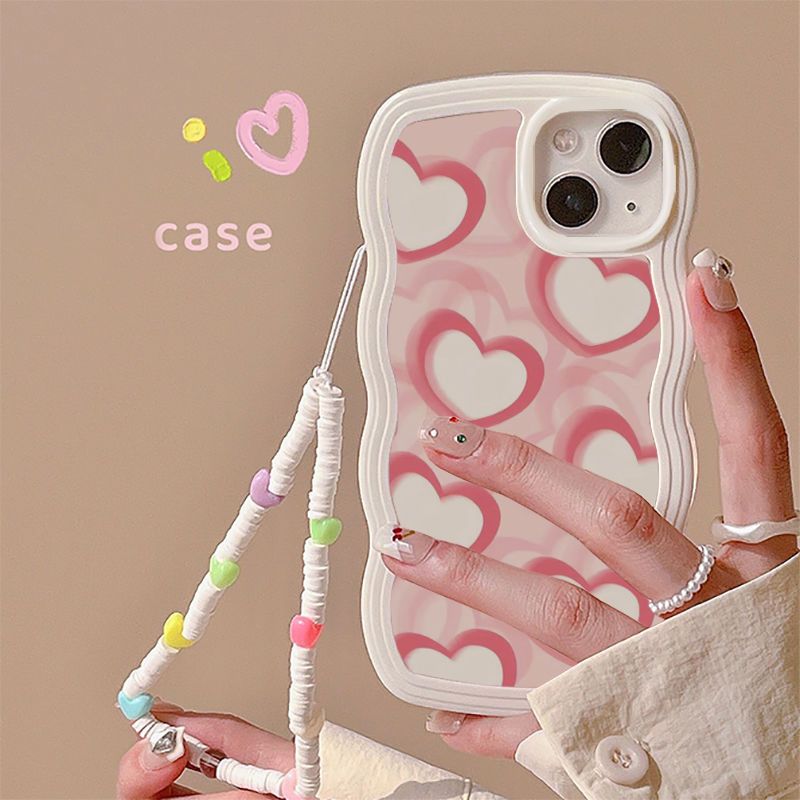 Pink Heart Bracelet Phone Case Susan