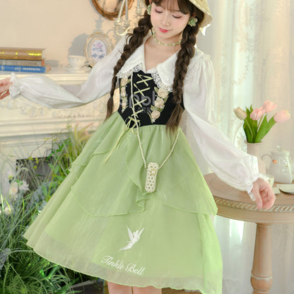 Spring Lovely Flower Girl Green Dress ON622 ONI