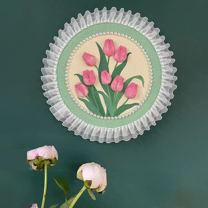 3D DIY Tulip Pearl Painting Decoration
